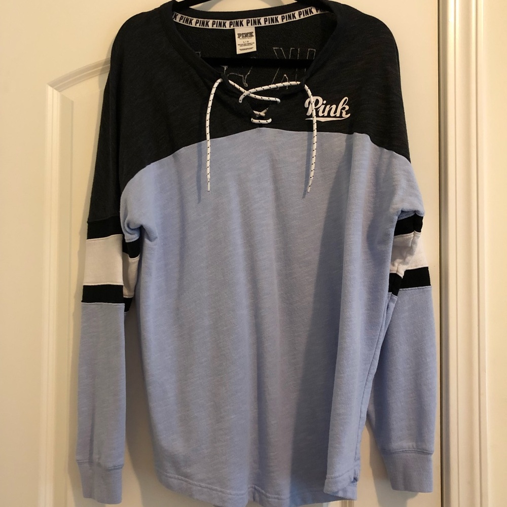 Light Blue Victoria Secret PINK Sweatshirt